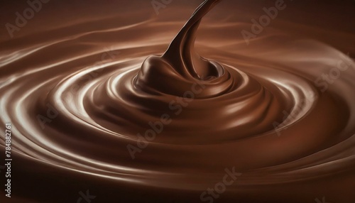 Chocolate background texture brown milk wave liquid cocoa cream swirl choco abstract dark coffee. Texture flow chocolate background gradient splash pattern color satin ripple creamy syrup silk spread