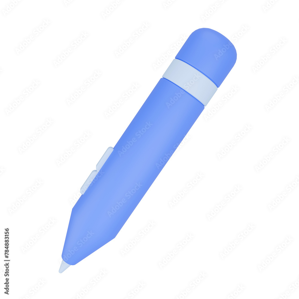 Drawing Digital Pen 3D Icon Illustration Drawing Digital Pen 3D Icon Illustration