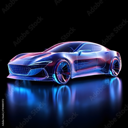 sports car isolated classic vector red vintage illustration motor model