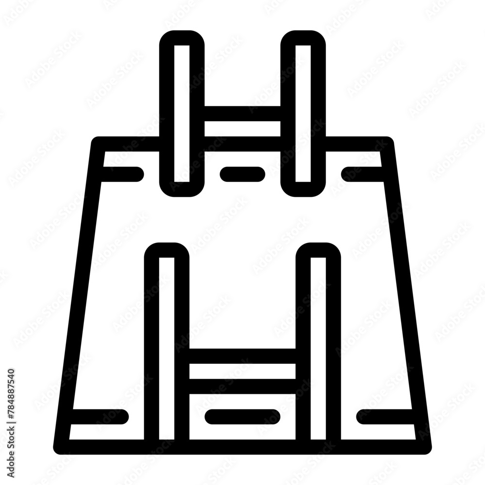 Obraz premium field line icon