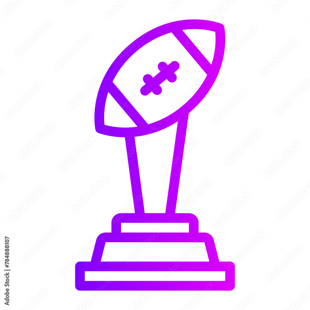 trophy gradient icon trophy gradient icon