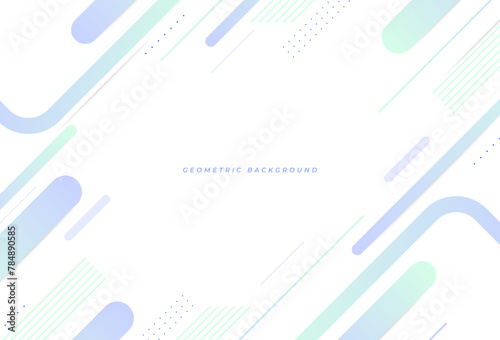 Geometric abstract background, green and purple gradient, halftone, shape, eps 10