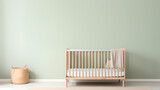 Baby crib with side rails