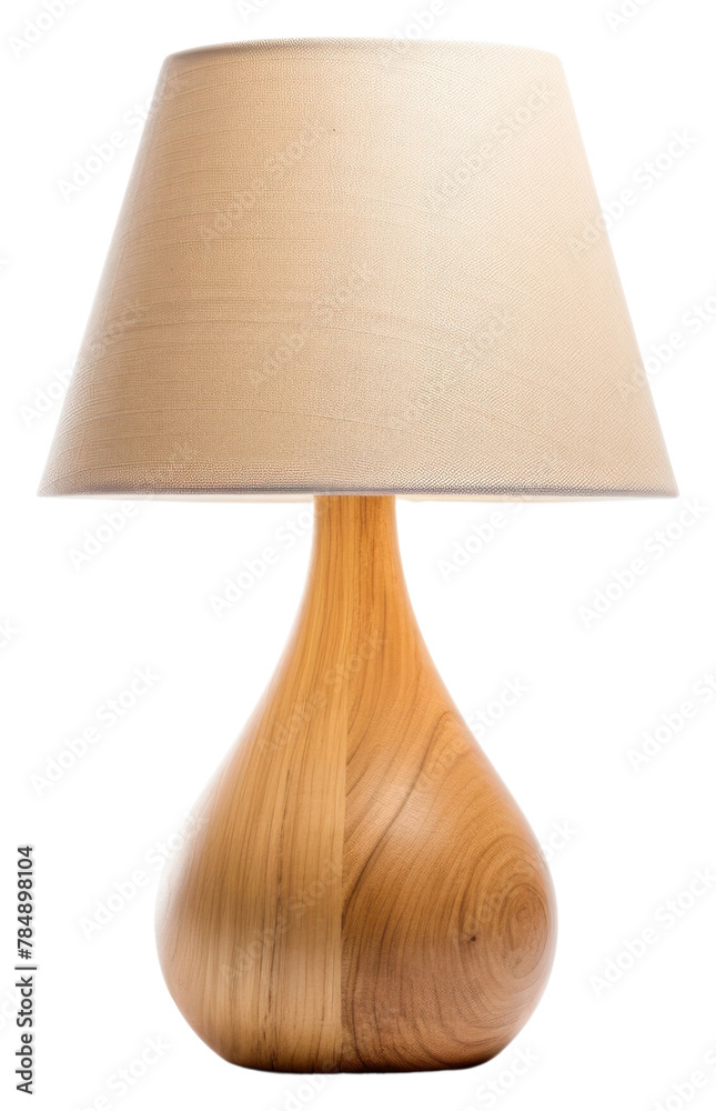 PNG Wooden table lamp