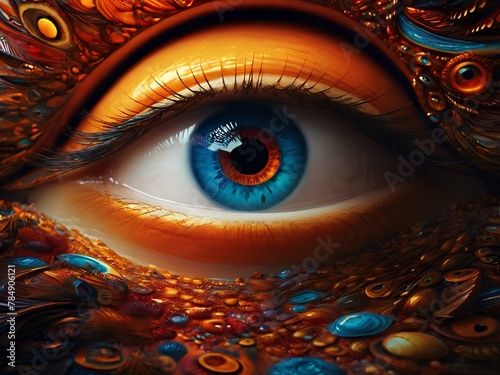 Colorful Mystical Eye