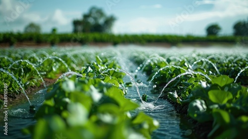 Efficient Irrigation Systems Optimizing Water Usage for Lush Agricultural Landscapes