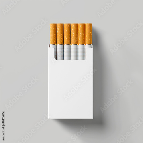 Cigarettes package png product mockup, transparent design photo