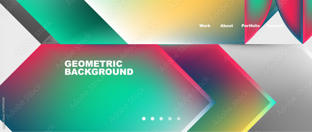 A vibrant geometric background featuring a mix of magenta and electric blue rectangles on a white border. Perfect for showcasing gadgets or electronic devices A vibrant geometric background featuring a mix of magenta and electric blue rectangles on a white border. Perfect for showcasing gadgets or electronic devices