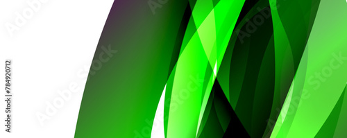 A closeup of a green and black abstract background resembling terrestrial plant patterns with tints of electric blue, creating a beautiful macro photography art piece