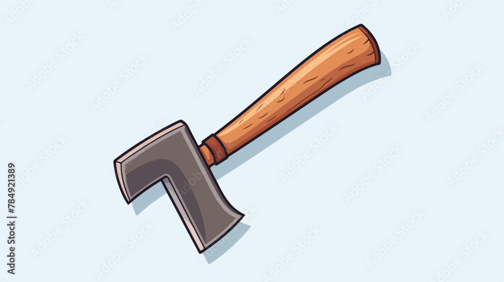 Woodcutter ax work icon. Element of labor icon 2d flat