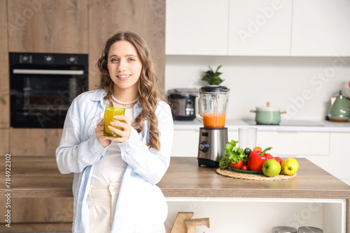 Beautiful young woman with ...