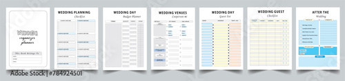 Wedding Planner Checklist Organizer Template layout design