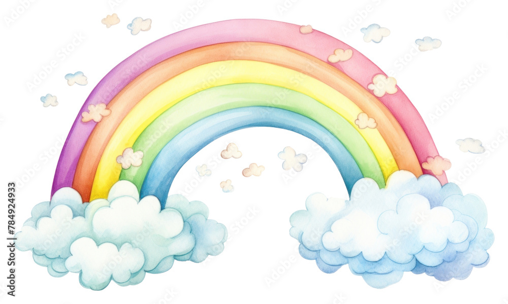 PNG Rainbow backgrounds nature white background