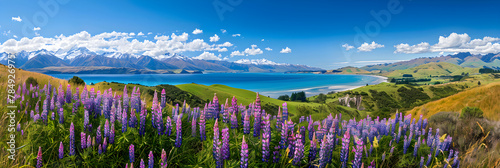 A Pictorial Depiction of New Zealand's Four Season Climate and Diverse Natural Beauty