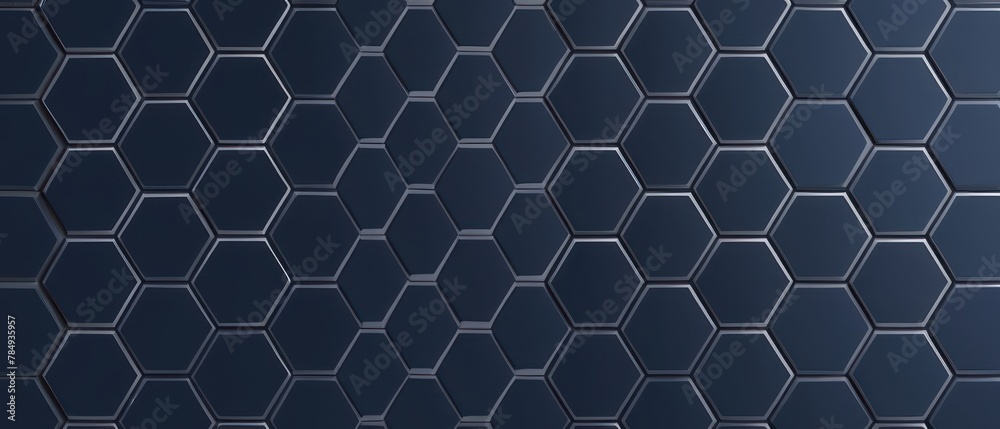 Obraz premium abstract 3d hexagonal background vector illustration