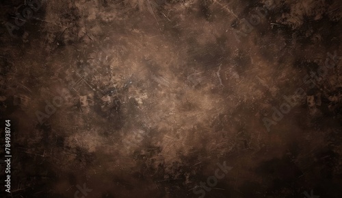 grunge dark brown background with texture effect © ryanbagoez