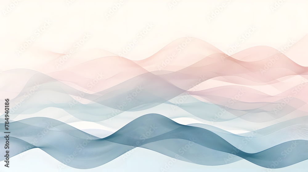 Abstract Pastel Wave Background Abstract Pastel Wave Background