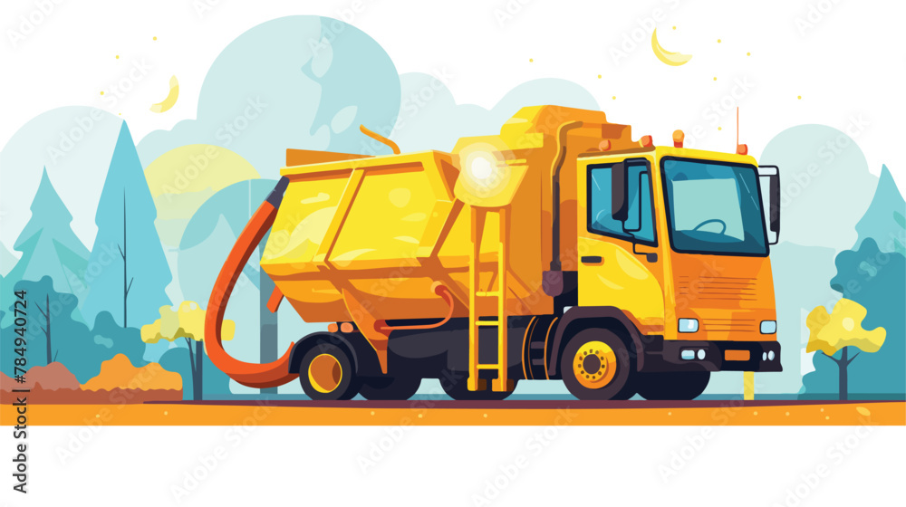 Young 2d flat cartoon vactor illustration isolated
