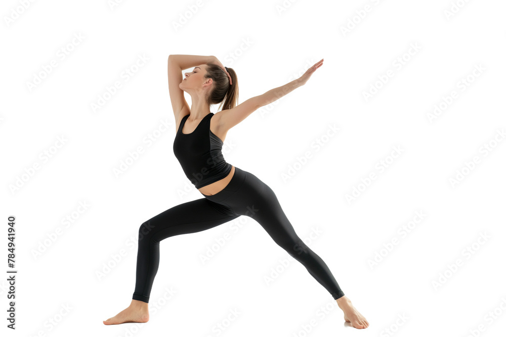 woman doing fitness exercise on transaparent png file woman doing fitness exercise on transaparent png file