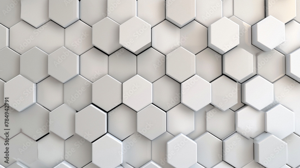 Minimalist hexagon background in monochrome for a tech theme. Minimalist hexagon background in monochrome for a tech theme.