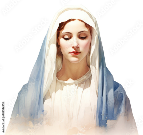 PNG Virgin mary portrait spirituality catholicism photo