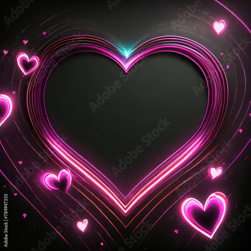 background with heart