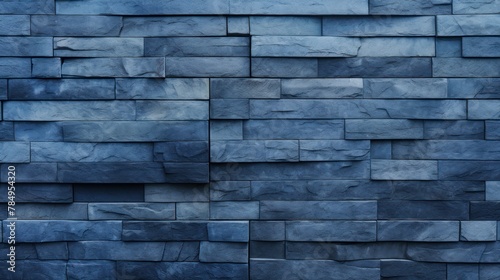 Abstract seamless dark phantom blue indigo concrete