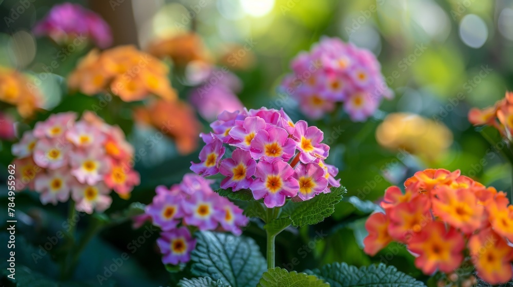 Lantana montevidensis, also known as trailing lantana or purple lantana, adds a pop of color to the park landscape, its vibrant blossoms brightening the day of all who encounter them. Lantana montevidensis, also known as trailing lantana or purple lantana, adds a pop of color to the park landscape, its vibrant blossoms brightening the day of all who encounter them.