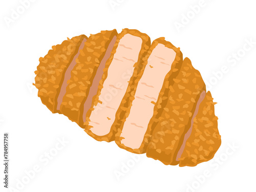 とんかつのベクターイラスト
