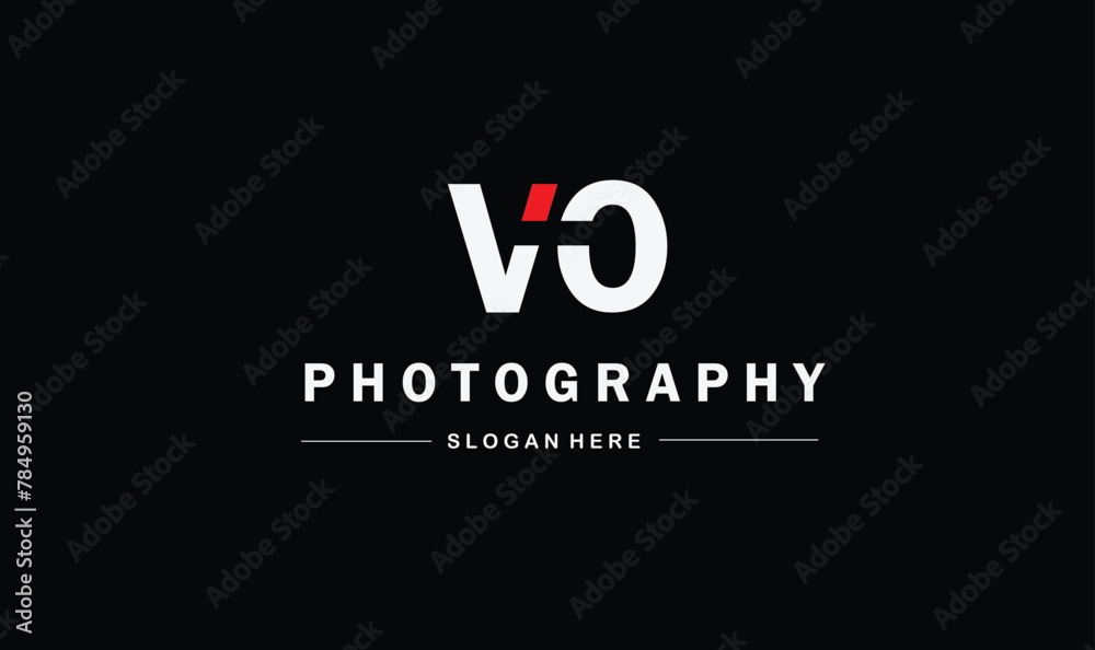Vector combination of letters V and O. Used as your company logo symbol