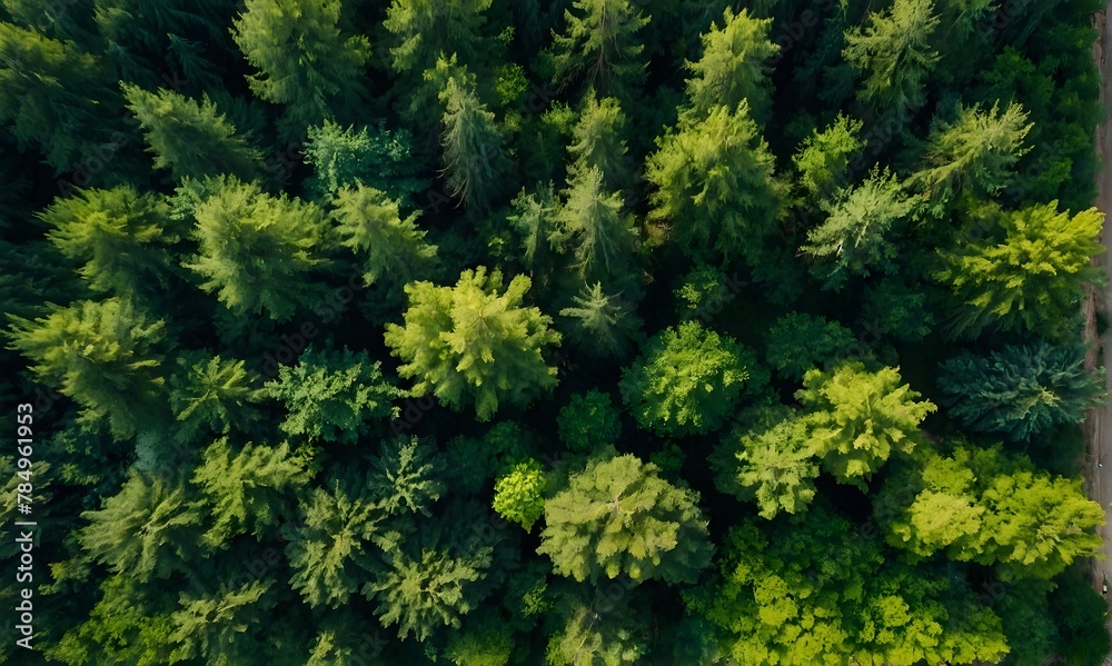 view of forest greenery, trees as means of absorption carbon, oxygen enhancement concept, save the trees save the globe, world environmental day April