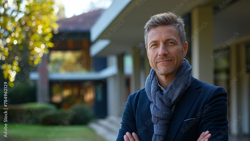 Portrait of a successful man. Portrait of a successful man.