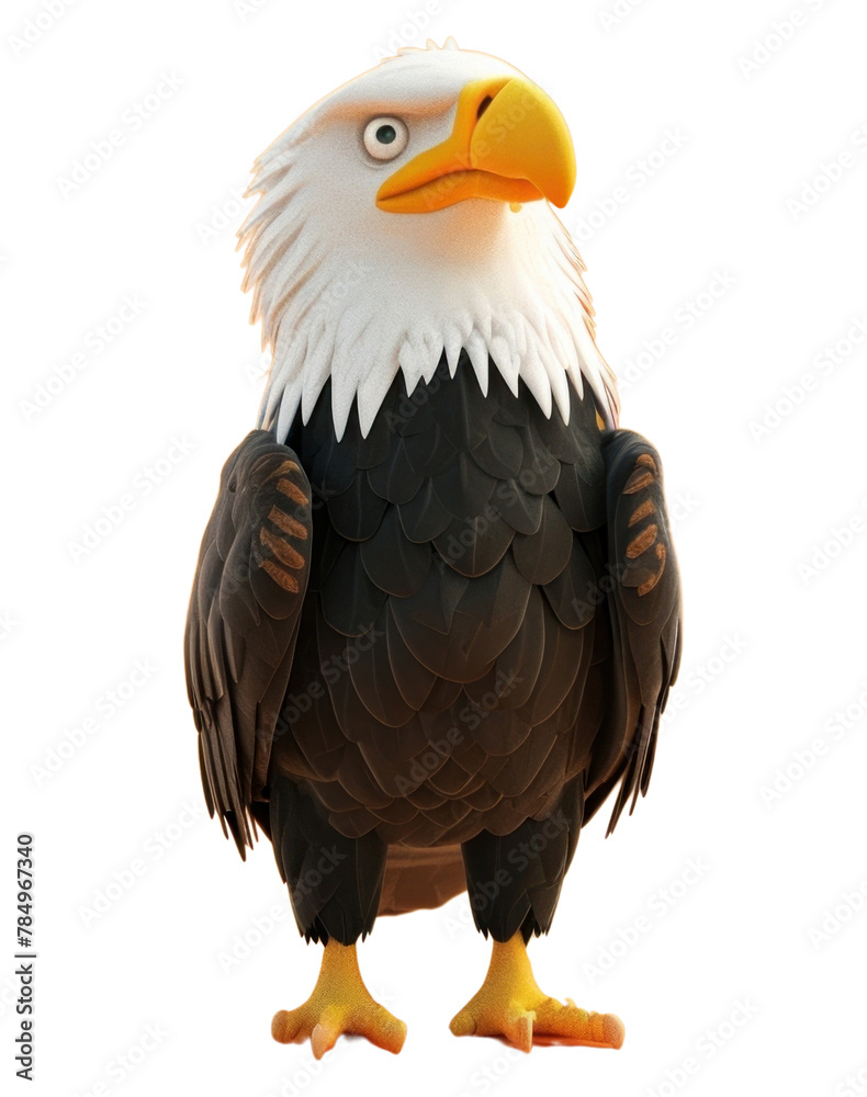 Obraz premium PNG American Bald Eagle animal eagle bird
