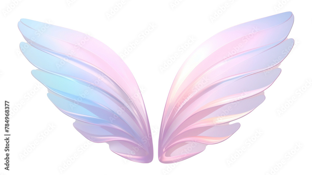 Obraz premium PNG Wing icon white background lightweight creativity