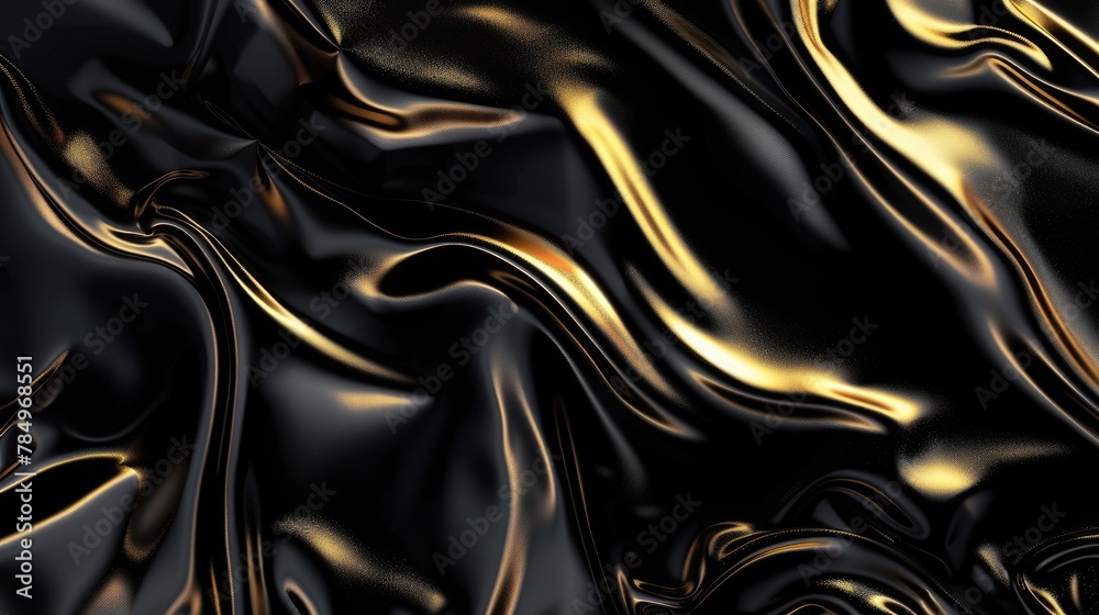 Obraz premium Luxurious abstract black background for modern wallpapers, Ai Generated.