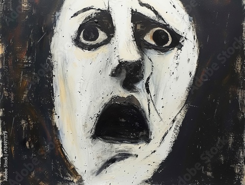 Expression of Shock and Fear