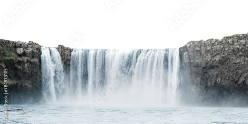 PNG Waterfall nature landscape outdoors