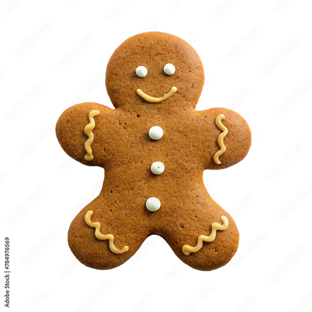 Gingerbread isolated on transparent background Gingerbread isolated on transparent background
