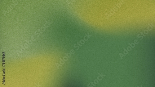 Dark green grass color gradient rough abstract background shine bright light and glow template empty space , grainy noise grungy texture