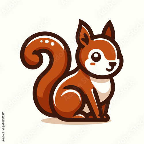 Sweet squirrel standing on hind legs.