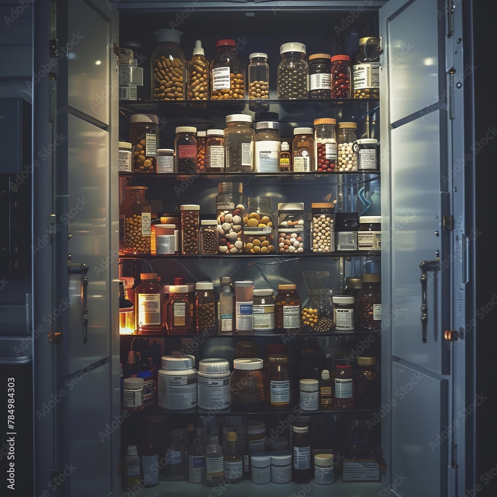 bottles in a shop