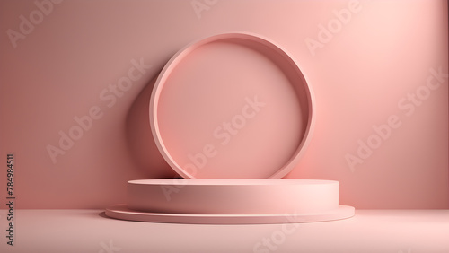 abstract background mock-up scene with podium geometry shape for product display 3d rendering