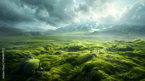 landscape with grass & mosses © JennyJane