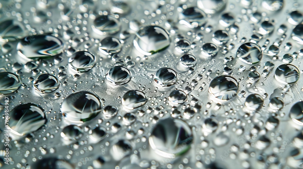 Textures and Patterns: A photo macro close-up of raindrops on a spider web Textures and Patterns: A photo macro close-up of raindrops on a spider web