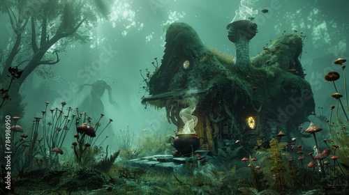 Storybook Witch's Cottage i...