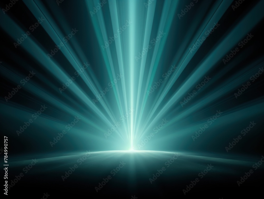 3D rendering of light cyan background with spotlight shining down on the center.