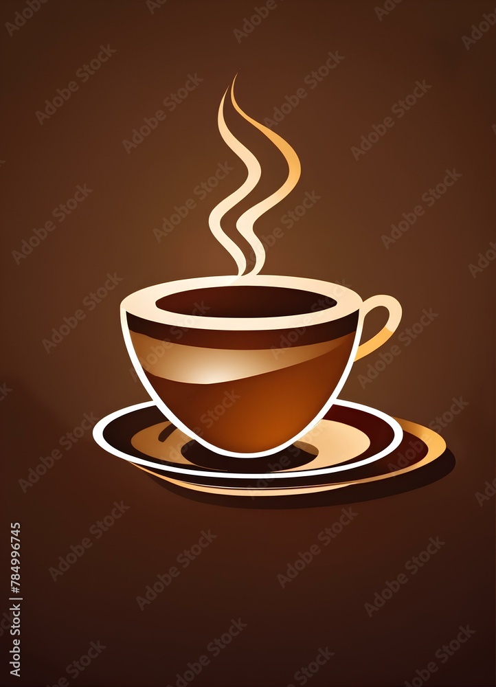 Obraz premium Coffee shop logo 