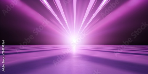 3D rendering of light violet background with spotlight shining down on the center.