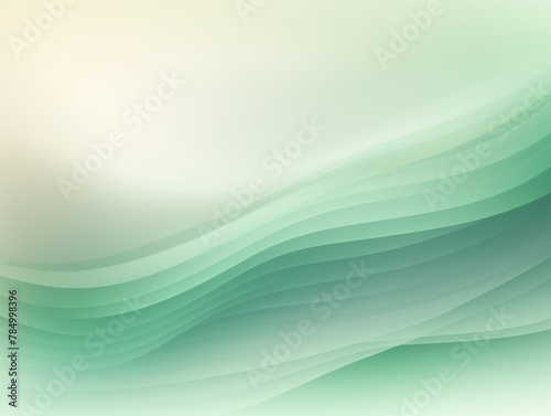 Abstract beige and green gradient background with blur effect, northern lights. Minimal gradient texture for banner design. Vector illustration