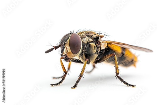 Mystic portrait of Deer Fly, beside view, full body shot, Close-up View, 